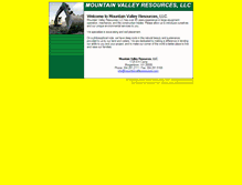 Tablet Screenshot of mountainvalleyresources.com